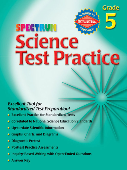 Title details for Spectrum Science Test Practice, Grade 5 by Spectrum - Available